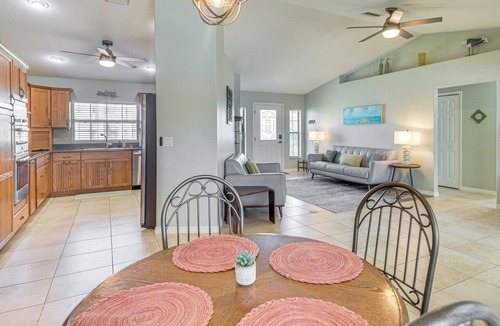 Marineland Acres Cottage | Walk to Beach! Palm Coast Oasis w/Pool