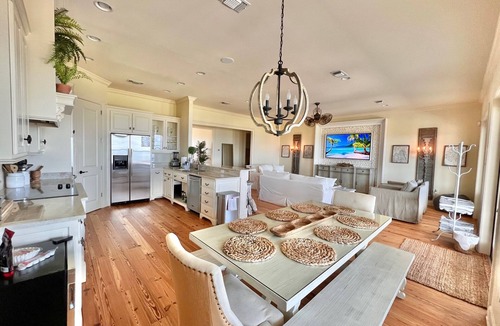 Pensacola Beach House | Water front, Heated private pool, GOLF CART, Sunset views, Private pier, Beach
