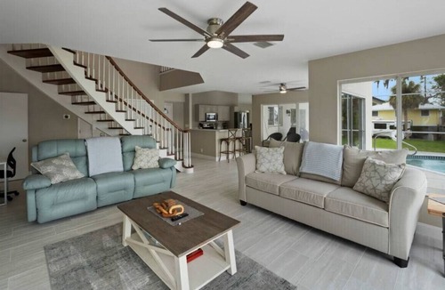 Bradenton House | Waterfront Bliss in Bradenton, Florida: Your Dream Rental with a Screened Pool and Private Dock!