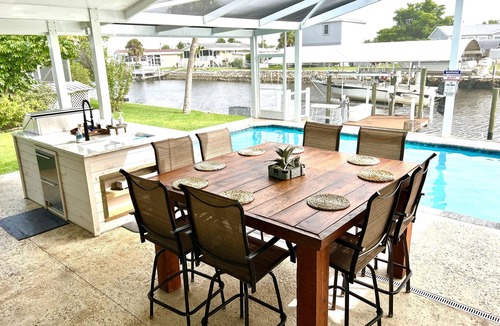 Charlotte Park House | Waterfront corner lot-Heated Private Pool. You will love it as much as we do ❤️