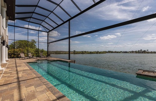 Diplomat House | Waterfront Estate With Heated Infinity Pool