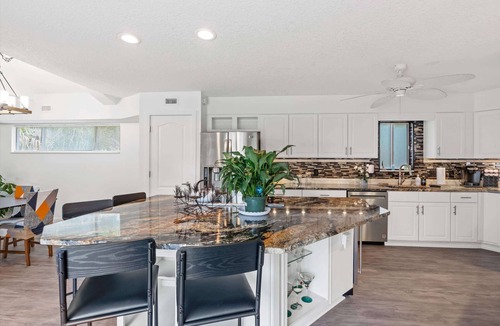 St. Augustine House | Waterfront Home| Private Pool, Patio & Dock Access