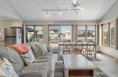 Beach Haven West House | Waterfront Lagoon Cottage - Dock, Kayaks, Family-Friendly - Near LBI
