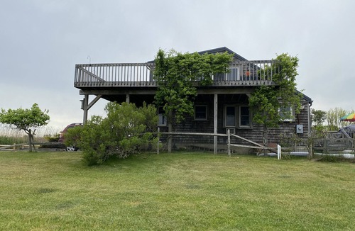Brookhaven House | Waterfront & private beach Scandinavian style house near Bellport, NY