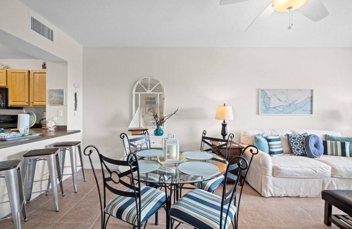 Waterside Village Condo | Waterside Village 408 - Stunning Gulf Views, Pool + Day Dock - Summer SALE!