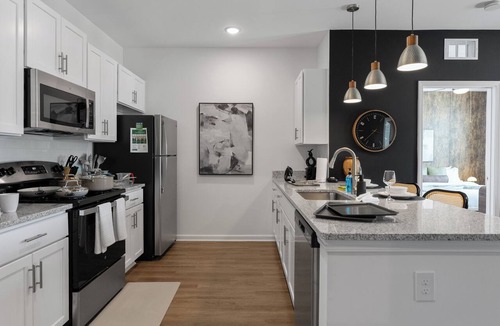Northside Apartment | Waterview Resort Style Luxury Pool, Gym, Grill, 1st floor, King Beds, Patio!