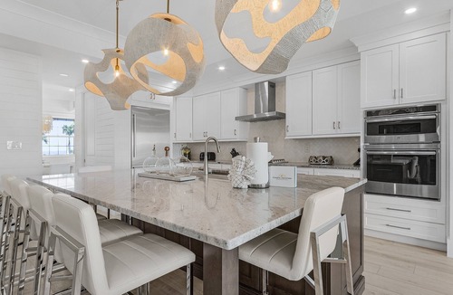 Fort Myers Beach House | White Sands Retreat: Bay Views, Pool, Elevator