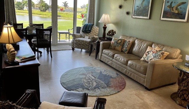 1 Bed/1Bath. Golf Course/Pond View condo. On 9th fairway.