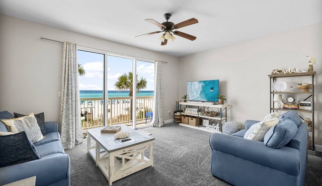 1st Floor ~ Directly GULF FRONT @ CELADON BEACH ~ Free Beach Chair Service!
