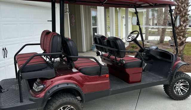 🏖️1st Row Beach House🌴6 Seat Golf Cart 🌊OceanView Pools🏝️Beach Equip🔥Patio-Firepit