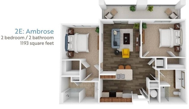 2 Bedroom Apartment 432364 by Houzlet