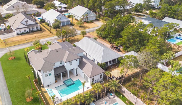 30A Sunset Palazzo Luxury Blue Mountain Beach Retreat with Private Pool & Spa