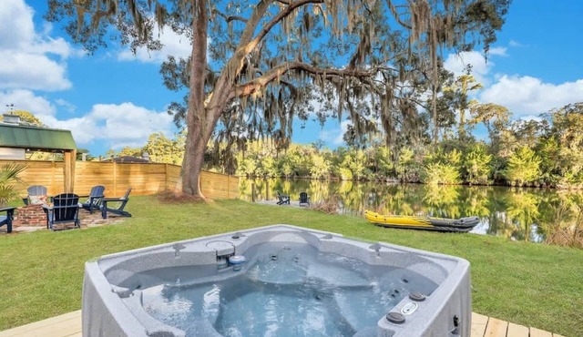 3bd/3ba Lakefront-Spa-Kayak-Near Savannah & Tybee