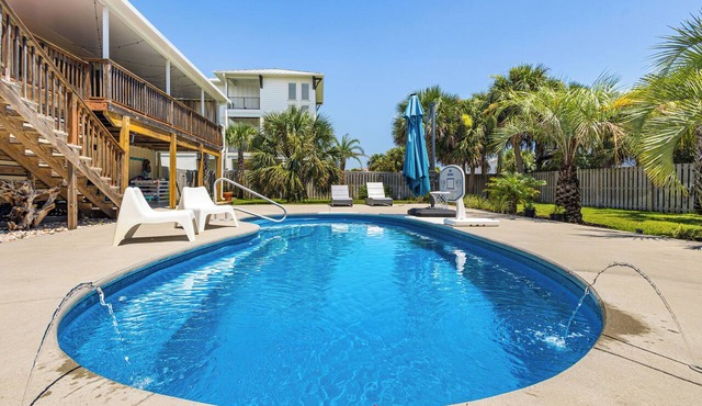 4 Bedrooms | Sleeps Up to 15 | Private Pool | Game Room | Walk to Beach