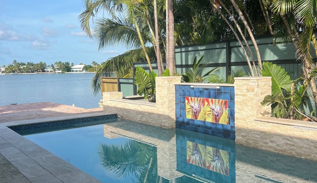 Amazing Waterfront Home with Fabulous Pool and Sunset Views