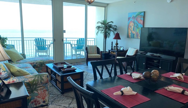 Aqua 1005! 2BR/2BA w/Bunks, Beach Chair Svc Incl. Beautiful balcony views!
