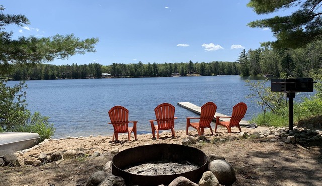 Bailey’s Rustic Lakehouse on beautiful, All-Sports Tee Lake in Lewiston, MI.