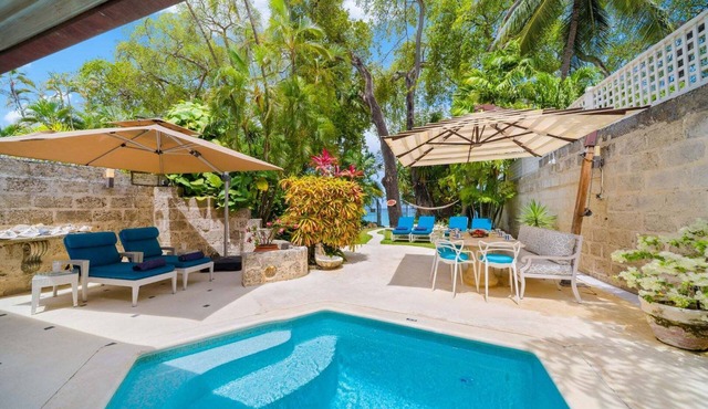 Beachfront Villa with Plunge Pool - Waverly One in St. Peter