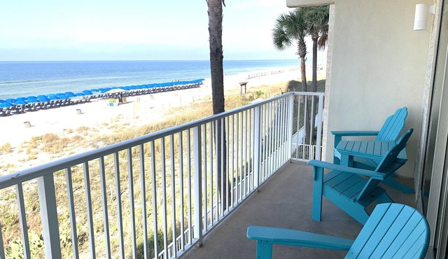 Beautiful Beachfront 2nd Floor Condo w/Direct Gulf Views Panama City Beach, FL