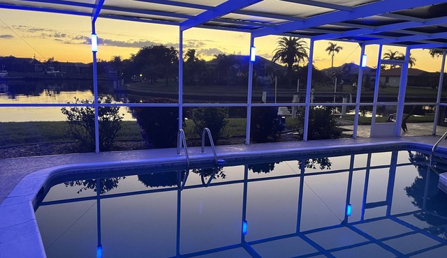 Beautiful canal home in highly desired neighborhood.