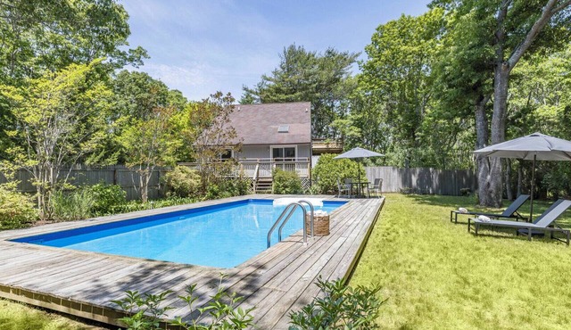 Beautiful Updated East Hampton Retreat with Pool and Spacious Outdoor Living