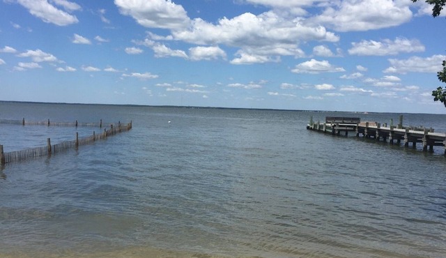 Boaters and bathers paradise .Private Beach on Long Beach Island , N.J.