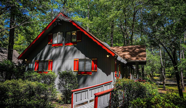 Chalet #66- a rare gem steps from swimming pool.