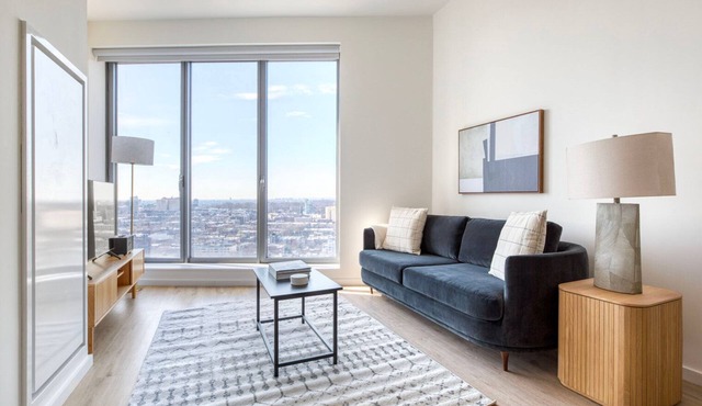 Chic Clinton Hill 2BR w/Gym & W/D, near Barclays Center, by Blueground in Brooklyn