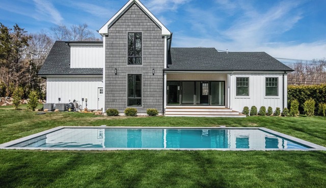 Chic North Fork Haven with Pool & Firepit - Minutes from Beaches, Wineries.