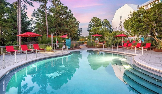 Coastal 2BR Suite w/Scenic Balcony, Full Kitchen, and Private Beach Access