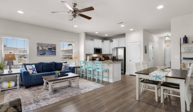 Coastal Panama City Beach Retreat | Pet-Friendly, Private Deck, Pool, Garage, & $300 Fee Fun!