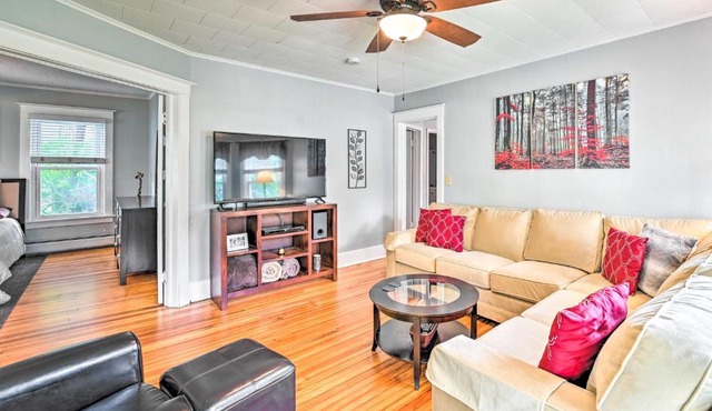 Cozy + Walkable Delmar Getaway w/Fire Pit!
