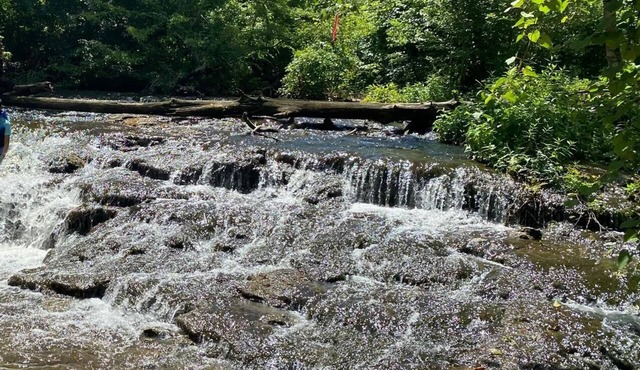 Creek Home with Waterfalls