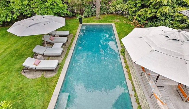 Designer's Oceanfront East Hampton Estate, State-of-the-Art Amenities,.