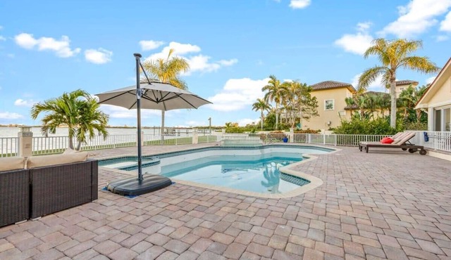 Florida retreat w/pool & waterfront patio