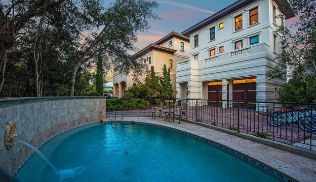 Gated Coastal Retreat with Private Pool, Gulf Views, and Low-Speed Vehicle