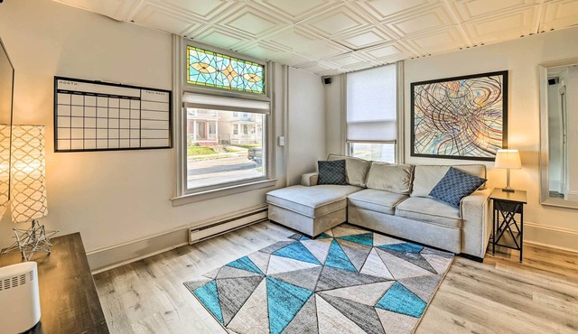 Grand Schenectady Apt w/ Home Theater System!