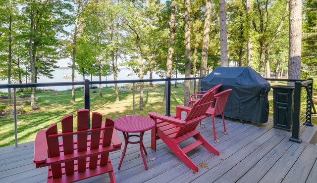Higgins Lake Vacation Rental w/Lake Views & Deck!