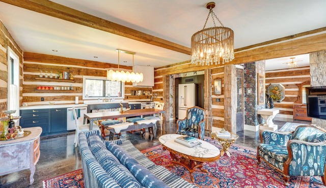 Hot Tub & Fire Pit! Eclectic Ulster County Cabin