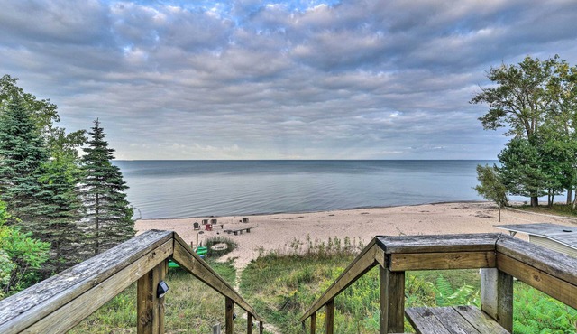 Lakefront Forestville Paradise w/Private Beach!