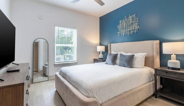 Landing | Modern 1BD, Pool, Yoga Studio