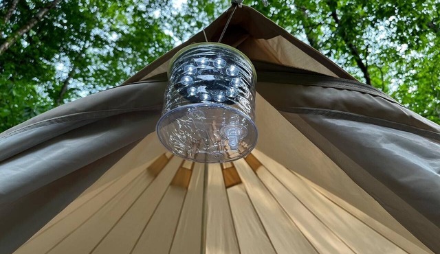 Large Group Glamping Tent Sleeps 8Yokahu Bell Tent, near Concerts, Casino, Falls