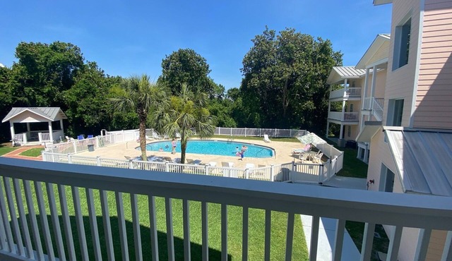 Like new & across the street from public beach access 73! Family friendly!