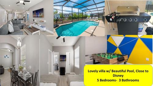 Lovely Villa Home Pool + Disney Adventure