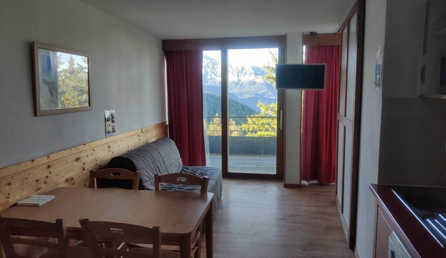 Modern Mountain Apartment with Balcony in Chamrousse