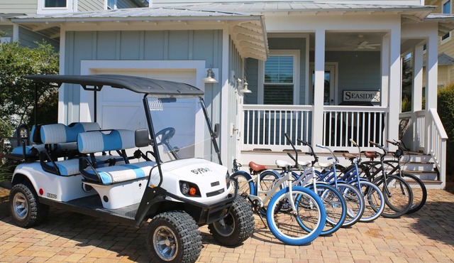 NatureWalk, short walk to pool ~ Golf Cart and Bikes Included
