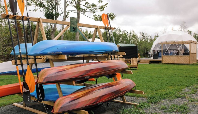 Nautical Dome Accommodations in Monks Head