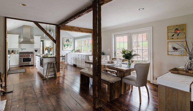 NEW! Hudson Valley 1830s Farmhouse: Pool, Tennis Court & 14 private acres!
