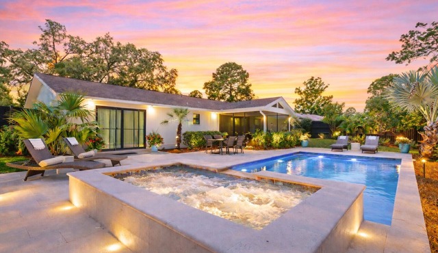 New Listing! Stunning Tropical Mid-Island Retreat with Private Pool, Spa & Backyard Oasis