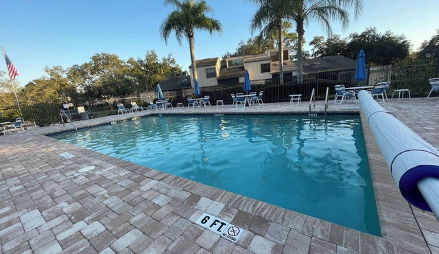 NEW PRICE for 2027 booking right by POOL, quiet 2 bed& 2 bath newly appointed